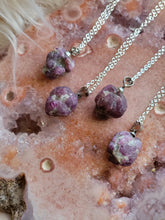 Load image into Gallery viewer, Raw Chunky Ruby Simple Pendants