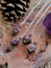 Load image into Gallery viewer, Raw Chunky Ruby Simple Pendants
