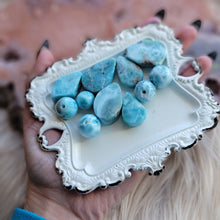 Load image into Gallery viewer, Natural Larimar Gemstone Pendant Necklace