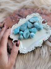Load image into Gallery viewer, Natural Larimar Gemstone Pendant Necklace