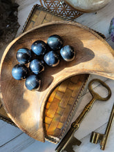 Load image into Gallery viewer, Natural Blue Tigers Eye Hawk Eye Sphere Necklace