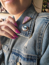 Load image into Gallery viewer, Electroformed Copper Crystal Pins