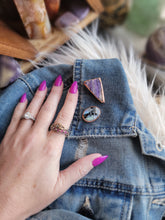 Load image into Gallery viewer, Electroformed Copper Crystal Pins