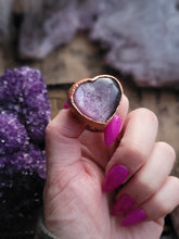 Load image into Gallery viewer, Electroformed Copper Crystal Pins