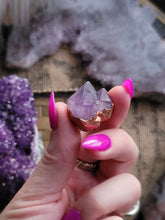 Load image into Gallery viewer, Electroformed Copper Crystal Pins