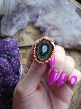 Load image into Gallery viewer, Electroformed Copper Crystal Pins