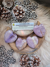 Load image into Gallery viewer, Rare Lavender Jade "Jadeite" Gemstone Hearts