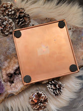 Load image into Gallery viewer, Flower of Life Sacred Geometry Copper Crystal Grid