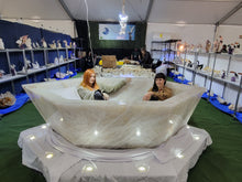 Load image into Gallery viewer, Brazilian Quartz Crystal Bathtub with Drain