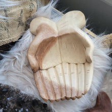 Load image into Gallery viewer, Healing Hands Wooden Offering Bowl