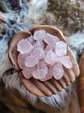 Load image into Gallery viewer, Raw "Cab Quality" Rose Quartz Tumbles