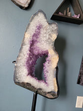 Load image into Gallery viewer, Dreamy Display Amethyst Crystal Portal on Stand