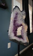 Load image into Gallery viewer, Dreamy Display Amethyst Crystal Portal on Stand
