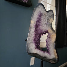 Load image into Gallery viewer, Dreamy Display Amethyst Crystal Portal on Stand