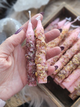 Load image into Gallery viewer, Pink Ritual Herbal Love Spell Candles