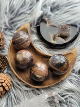 Load image into Gallery viewer, Natural Black Sunstone Gemstone Spheres