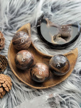Load image into Gallery viewer, Natural Black Sunstone Gemstone Spheres