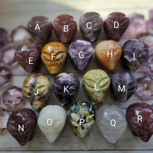 Load image into Gallery viewer, Cosmic Gemstone Crystal Aliens