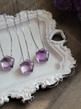 Load image into Gallery viewer, AAA Mini Amethyst Hexagon Pendant Necklace