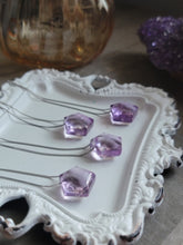 Load image into Gallery viewer, AAA Mini Amethyst Hexagon Pendant Necklace