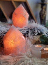 Load image into Gallery viewer, Natural Rose Quartz Crystal Lamp