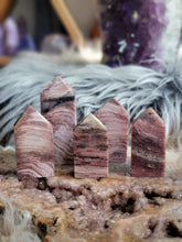 Load image into Gallery viewer, Natural Banded Pink Mica Towers