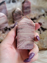 Load image into Gallery viewer, Natural Banded Pink Mica Towers
