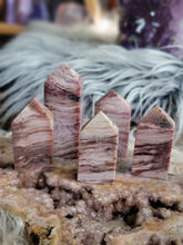 Load image into Gallery viewer, Natural Banded Pink Mica Towers