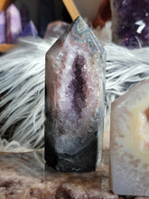 Load image into Gallery viewer, Polished Amethyst Druzy Crystal Towers