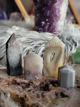 Load image into Gallery viewer, Polished Amethyst Druzy Crystal Towers