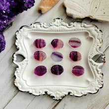 Load image into Gallery viewer, Natural Magenta Fluorite Mini Crystal Clam Shells