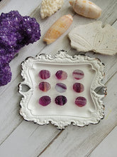 Load image into Gallery viewer, Natural Magenta Fluorite Mini Crystal Clam Shells