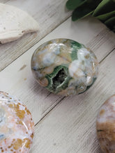 Load image into Gallery viewer, Natural 8th Vein Marovato Ocean Jasper Gemstone Palmstones