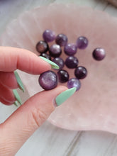 Load image into Gallery viewer, 10mm Natural Top Quality Gem Lepidolite Mini Spheres
