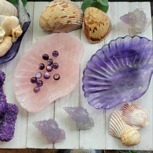 Load image into Gallery viewer, Clam Shell Crystal Decorative Bowls