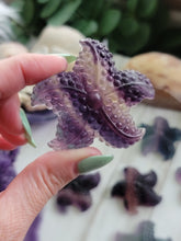 Load image into Gallery viewer, Natural Rainbow Fluorite Crystal Starfish