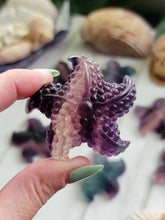 Load image into Gallery viewer, Natural Rainbow Fluorite Crystal Starfish