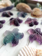 Load image into Gallery viewer, Natural Rainbow Fluorite Crystal Starfish