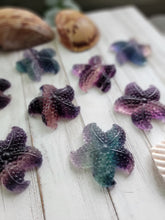 Load image into Gallery viewer, Natural Rainbow Fluorite Crystal Starfish
