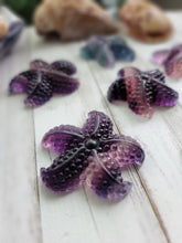 Load image into Gallery viewer, Natural Rainbow Fluorite Crystal Starfish