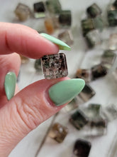 Load image into Gallery viewer, Natural Lodolite Dream Quartz Mini Crystal Cubes