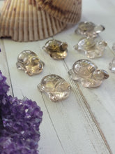 Load image into Gallery viewer, Smokey Quartz Mini Crystal Turtles
