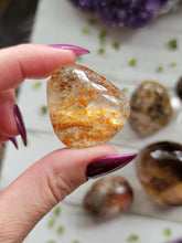 Load image into Gallery viewer, Natural Lodolite Shamanic Dream Quartz Crystal Lenses
