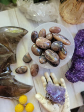 Load image into Gallery viewer, Natural Black Sunstone Gemstone Tumbles