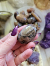 Load image into Gallery viewer, Natural Black Sunstone Gemstone Tumbles