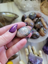 Load image into Gallery viewer, Natural Black Sunstone Gemstone Tumbles