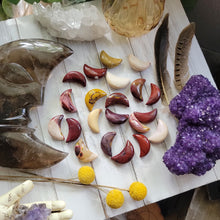 Load image into Gallery viewer, Mini Mookaite Crescent Moons