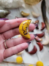 Load image into Gallery viewer, Mini Mookaite Crescent Moons