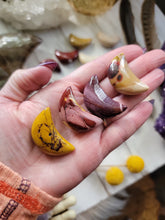 Load image into Gallery viewer, Mini Mookaite Crescent Moons