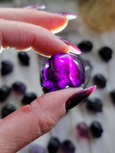 Load image into Gallery viewer, Witchy Purple Fluorite Crystal Skulls